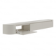 Dulce curved TV-Meubel zwevend beige 240 cm
