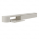 Dulce curved TV-Meubel zwevend beige 280 cm