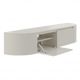 Aura curved TV-Meubel zwevend beige 180 cm