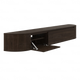 Aura curved TV-Meubel zwevend walnut 240 cm