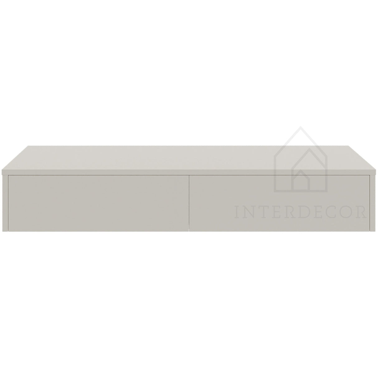 Gangkast zwevend beige 100x20x15 cm